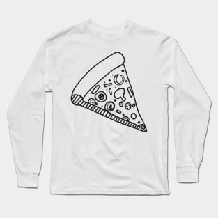 Pizza Slice Cute Drawing Long Sleeve T-Shirt